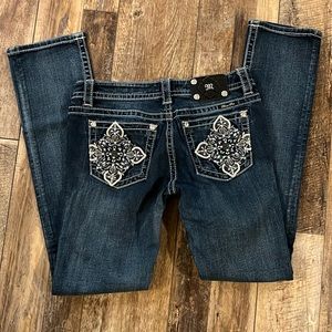 Miss Me jeans size 28x32 straight leg